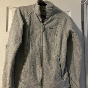 Women's Columbia Fleece Gray Jacket